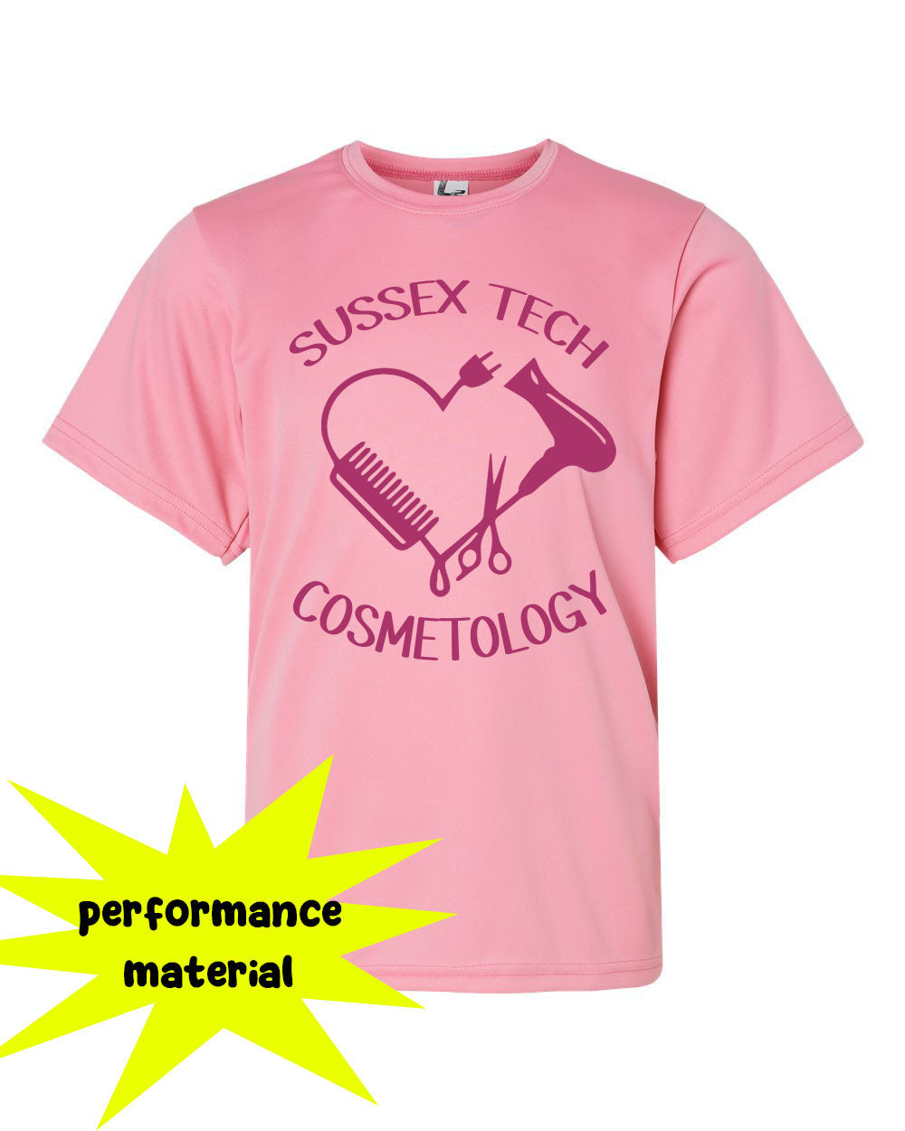 Senior Cosmetology Performance Material design 2 T-Shirt