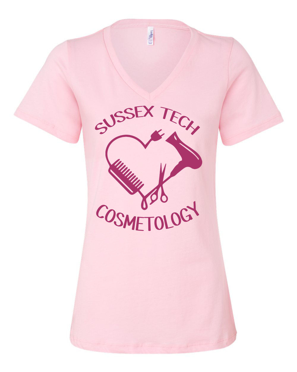 Sussex Tech Cosmetology Design 2 V-Neck