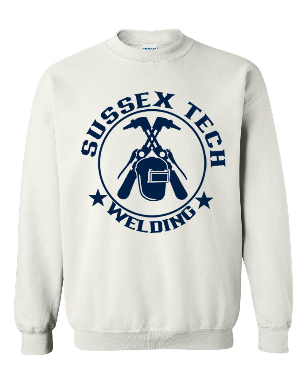 Sussex Tech Welding Design 6 non hooded sweatshirt