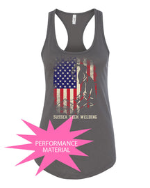 Sussex Tech Welding Design 5 Performance Racerback Tank Top