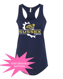 Sussex Tech Welding Design 7 Performance Racerback Tank Top