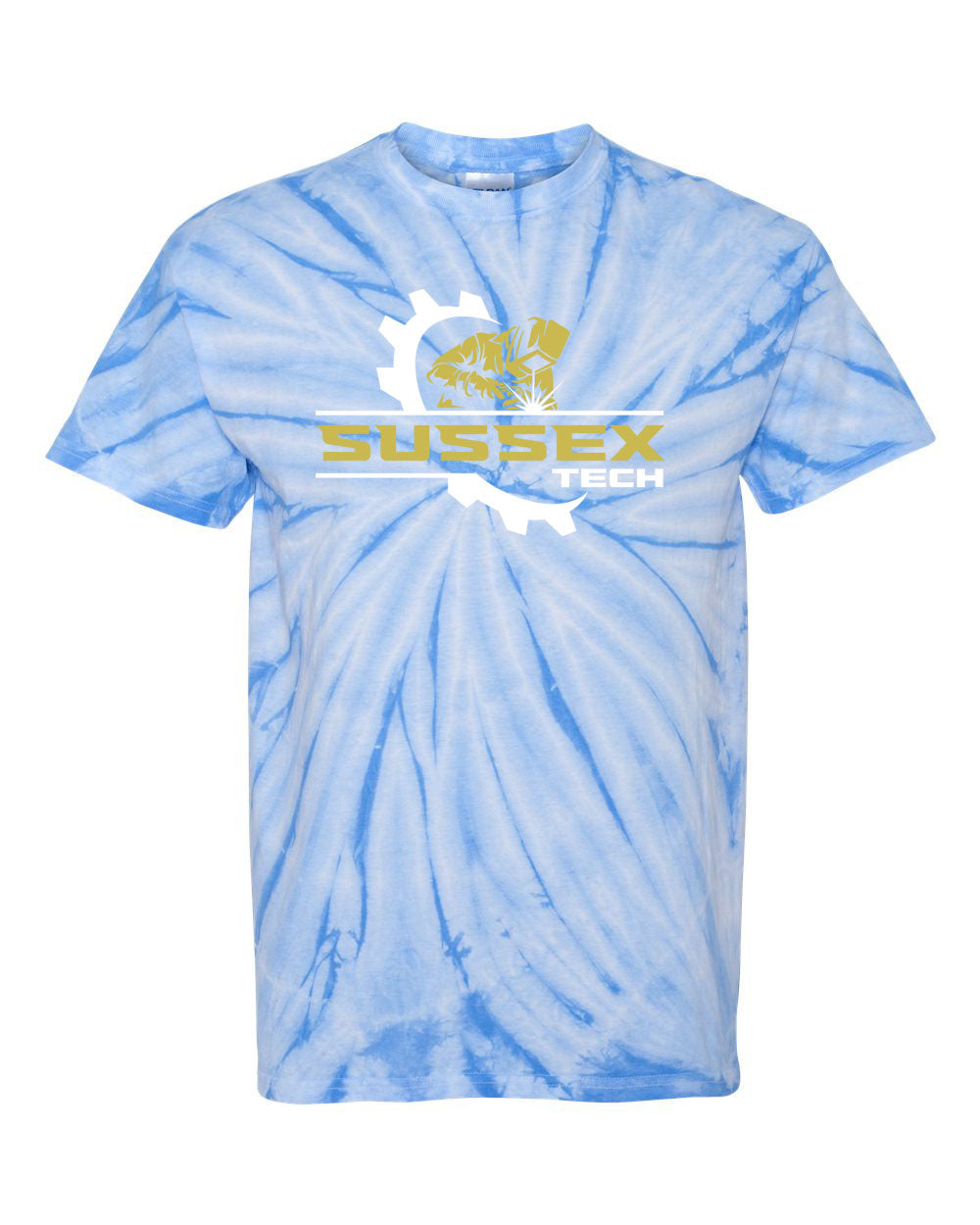 Sussex Tech Welding Design 7 Tie Dye t-shirt