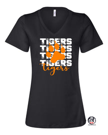 Lafayette Tigers V-neck T-Shirt Design 14