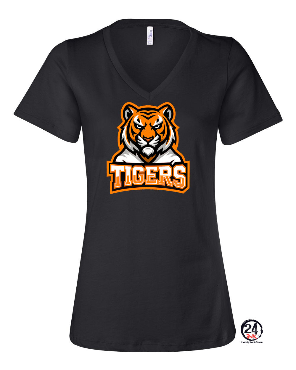 Tigers V-neck T-Shirt Design 15
