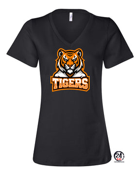 Tigers V-neck T-Shirt Design 15