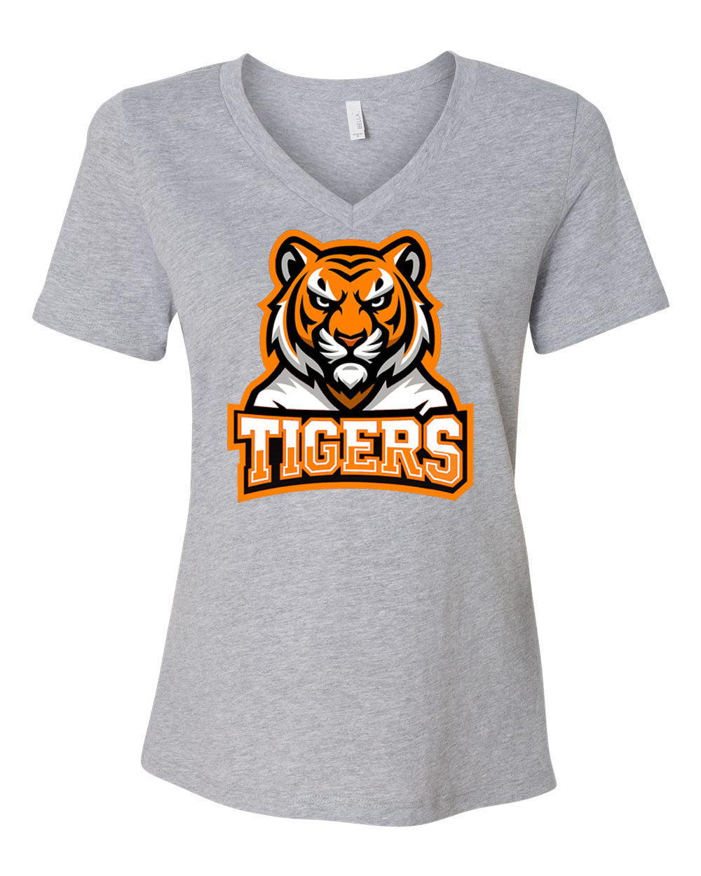 Tigers V-neck T-Shirt Design 15
