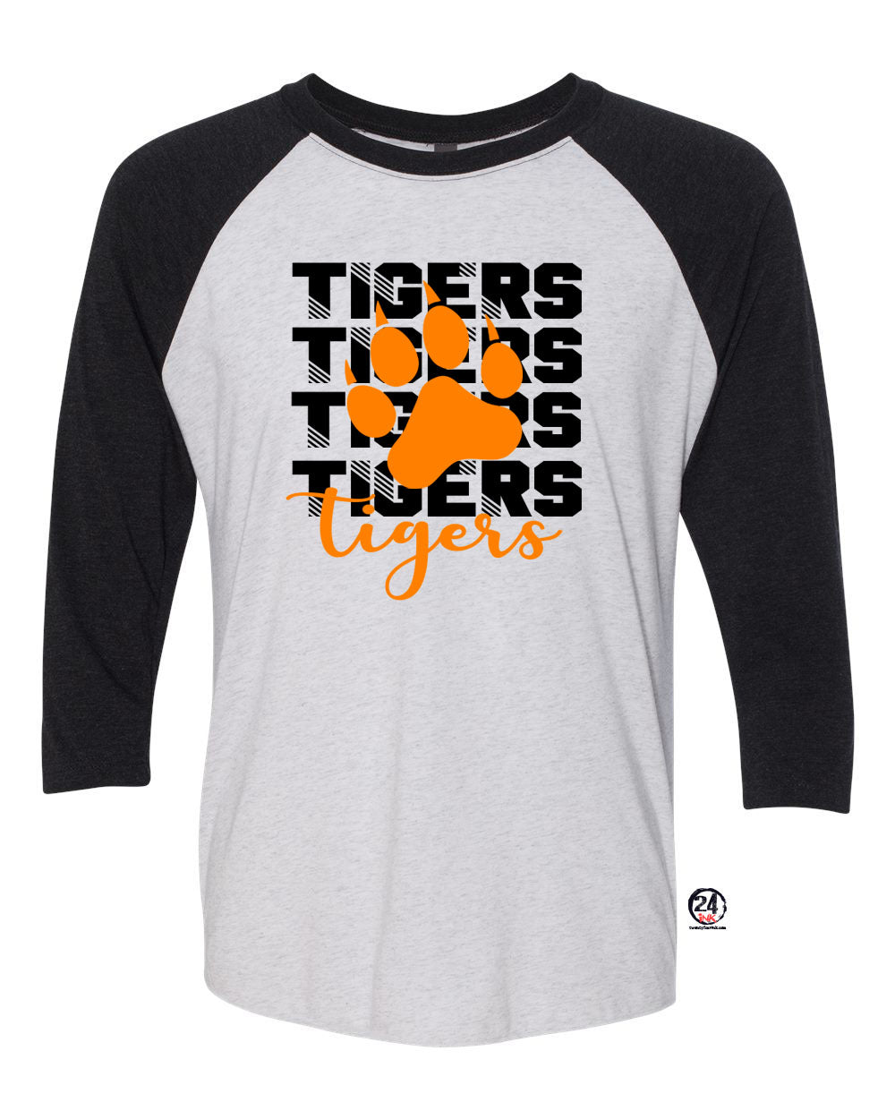 Lafayette Tigers Design 14 raglan shirt