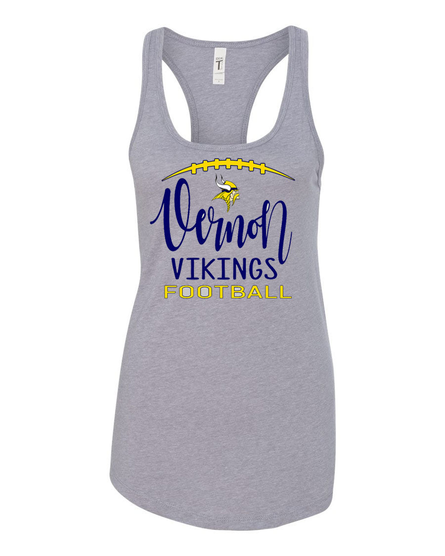 Vernon Football Racerback Tank Top Design 4