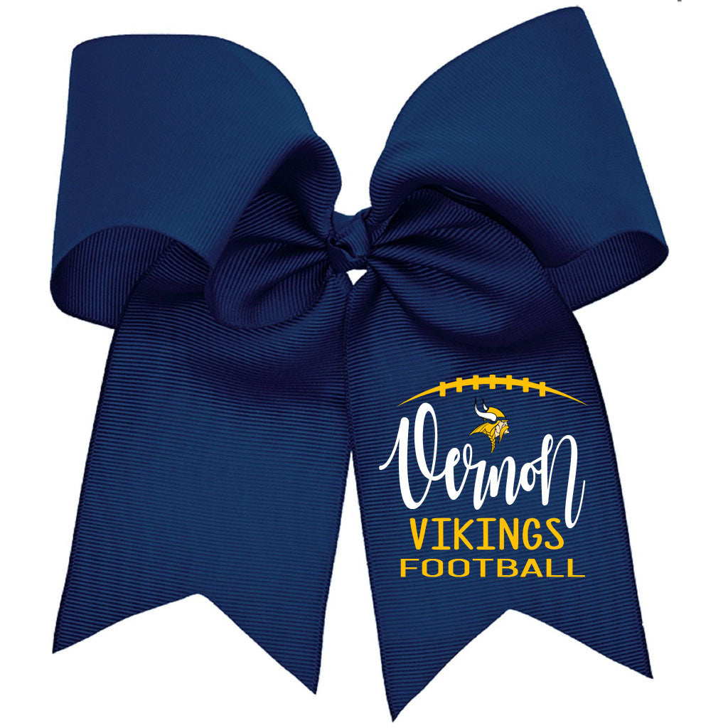 Vernon Football Bow Design 4