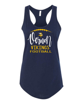 Vernon Football Racerback Tank Top Design 4