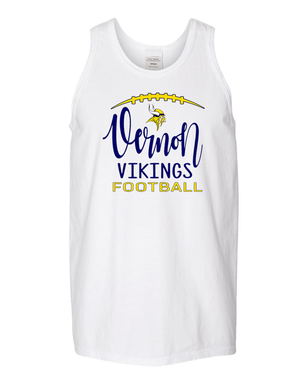 Vernon Football design 4 Muscle Tank Top