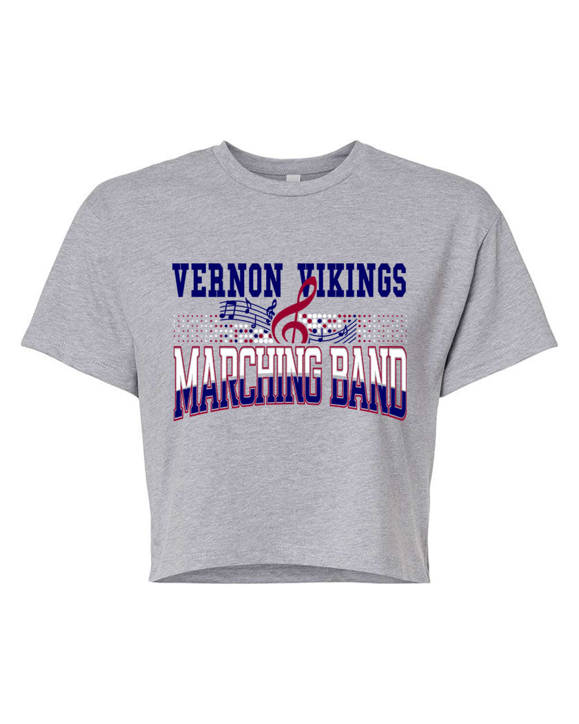 Vernon Marching Band Design 6 Crop Top