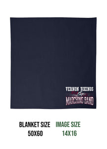 Vernon Marching Band Design 6 Blanket