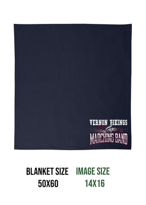Vernon Marching Band Design 6 Blanket