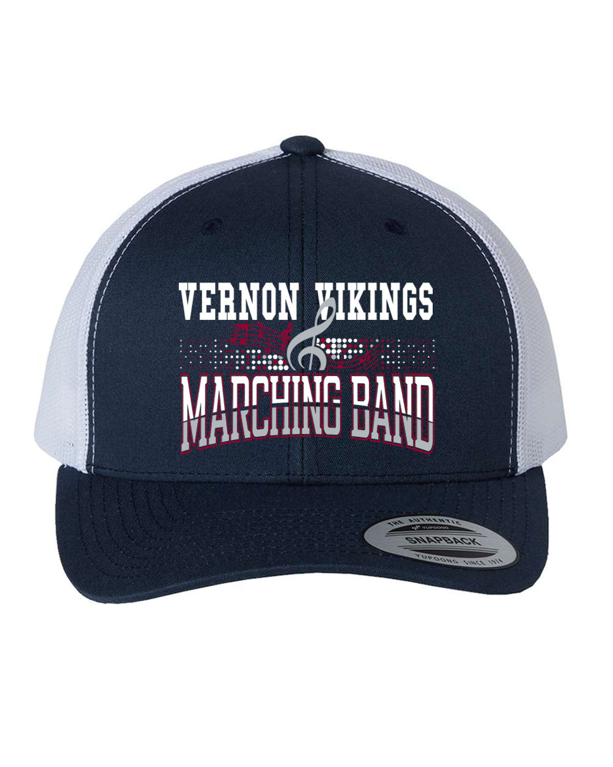 Vernon Marching Band Design 6 Trucker Hat