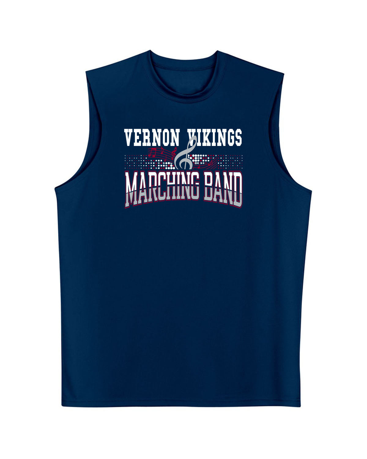 Vernon Marching Band Men's Performance Tank Top Design 6