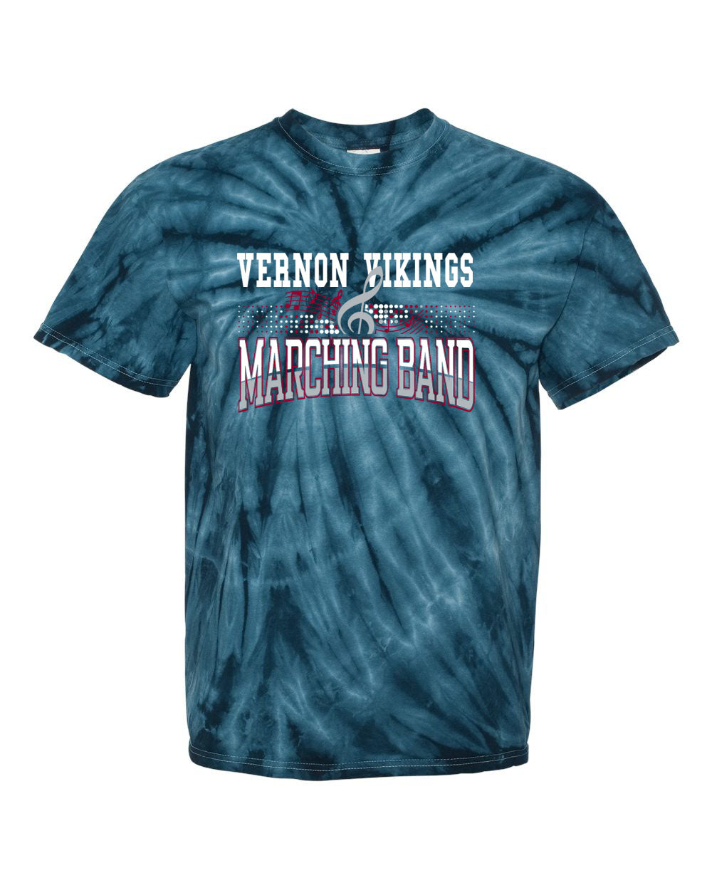 Vernon Marching Band Tie Dye t-shirt Design 6