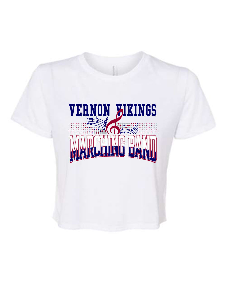 Vernon Marching Band Design 6 Crop Top