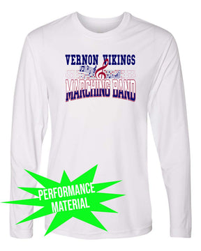 Vernon Marching Band Performance Material Design 6 Long Sleeve Shirt