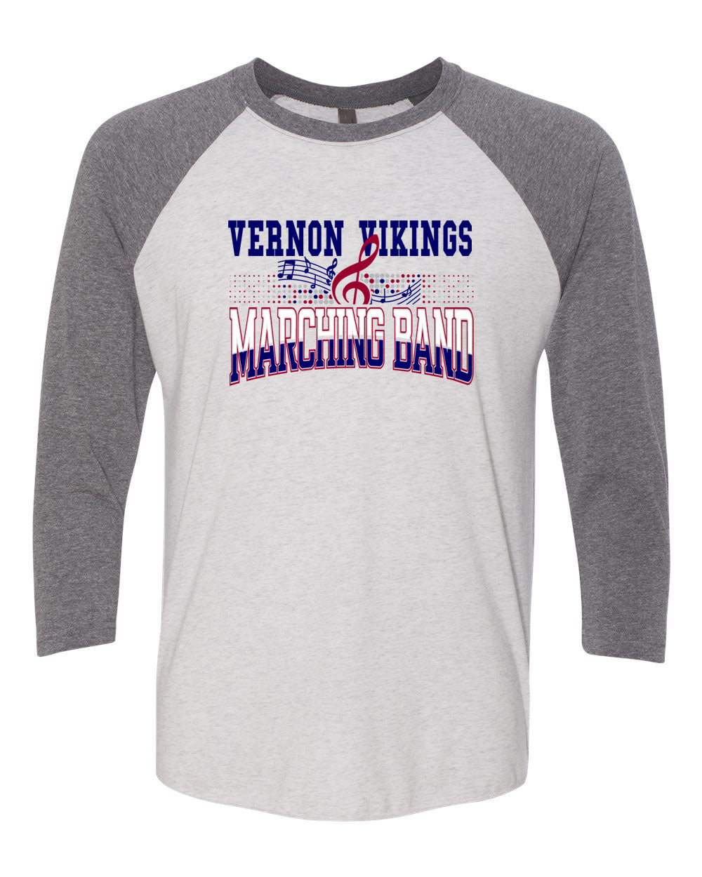 Vernon Marching Band Design 6 raglan shirt