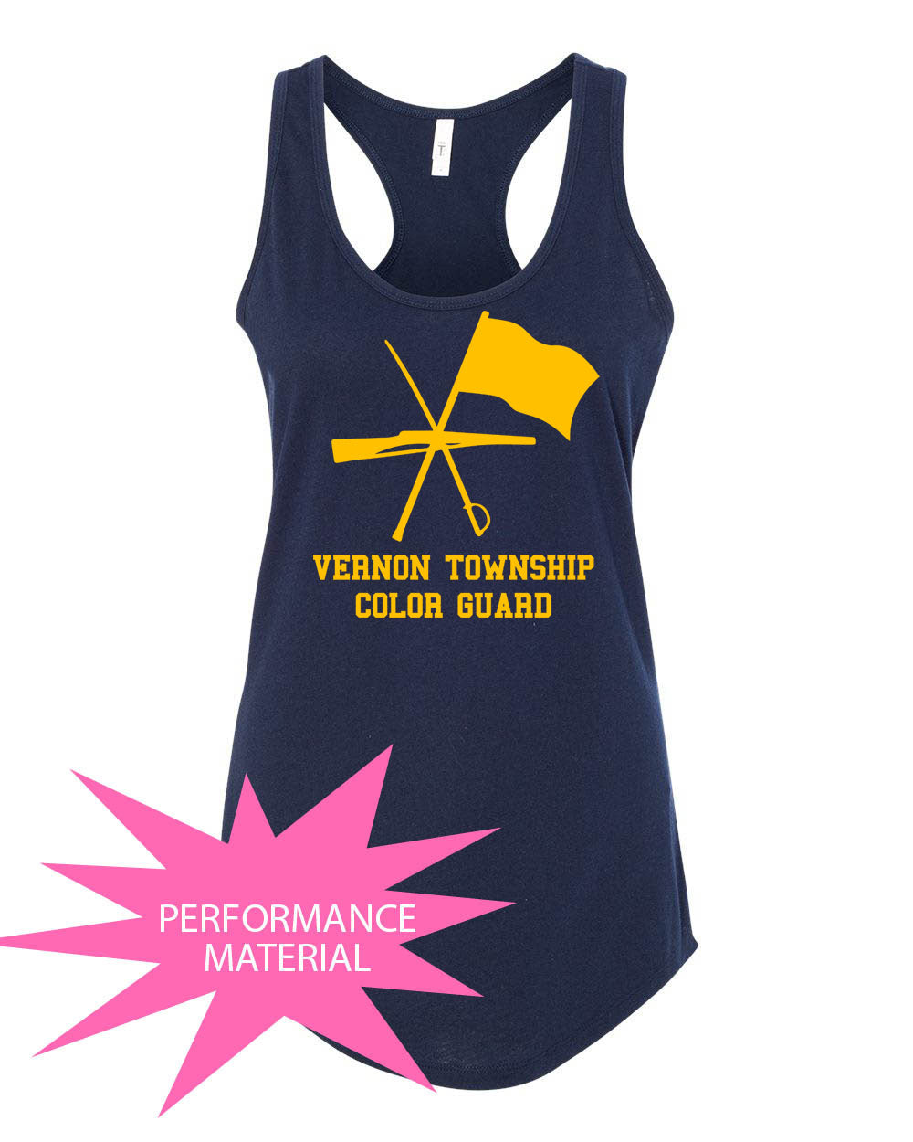Viking Band Performance Racerback Tank Top Design 7