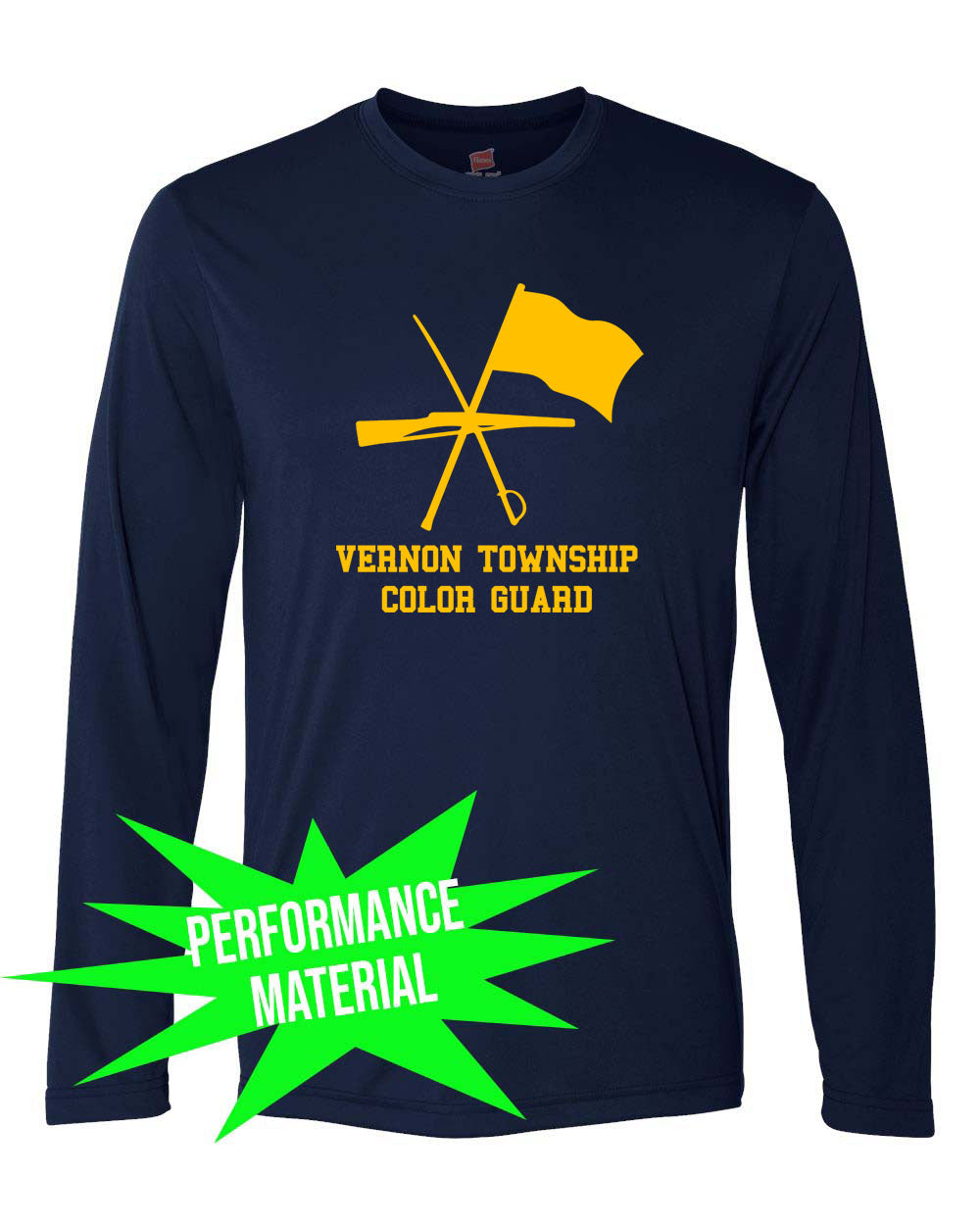 Viking Band Performance Material Long Sleeve Shirt Design 7