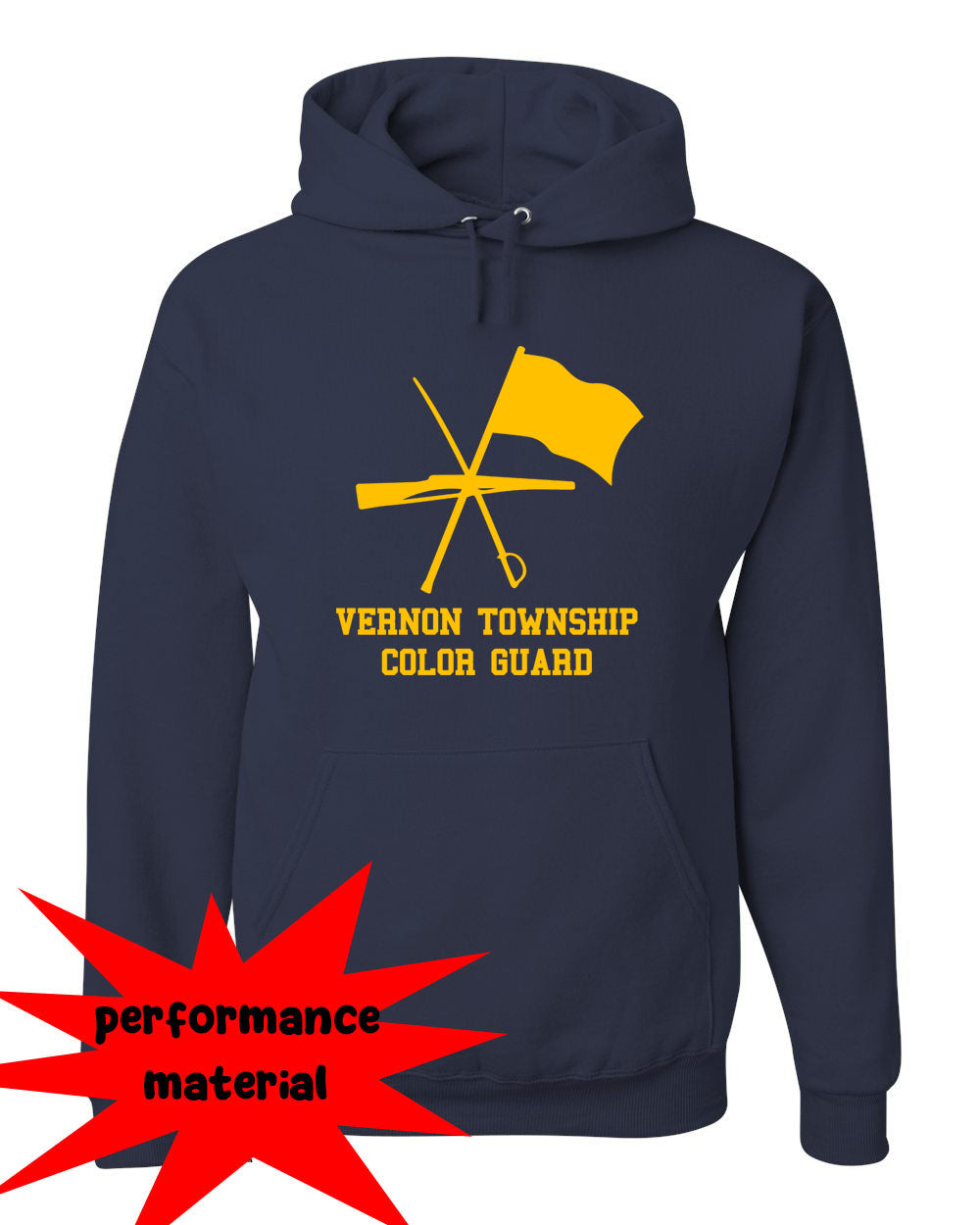 Viking Band Performance Hooded Sweatshirt Design 7