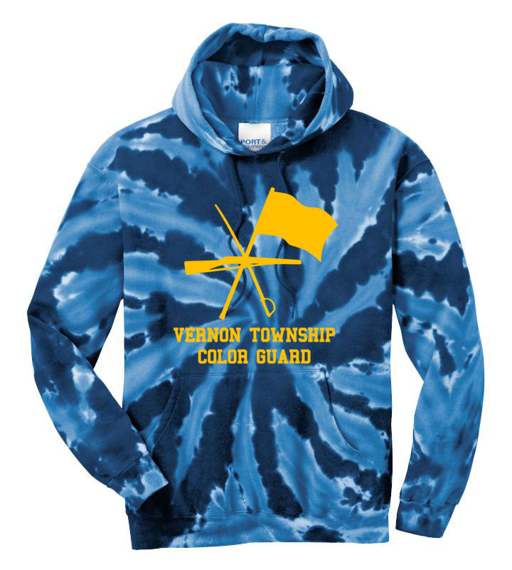 Viking Band Tie-Dye Hooded Sweatshirt Design 7