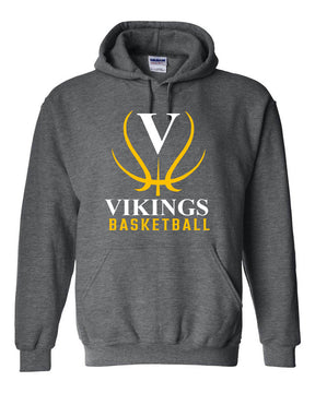 Vikings Basketball Design 3 Hooded Sweatshirt