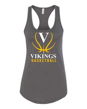 Vikings Basketball Performance Racerback Tank Top Design 3