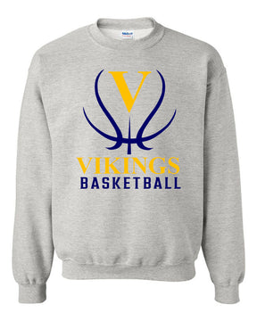 Vikings Basketball Design 3 non hooded sweatshirt