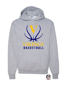 Vikings Basketball Design 3 Hooded Sweatshirt