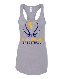 Vikings Basketball Performance Racerback Tank Top Design 3