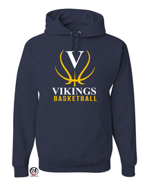 Vikings Basketball Design 3 Hooded Sweatshirt