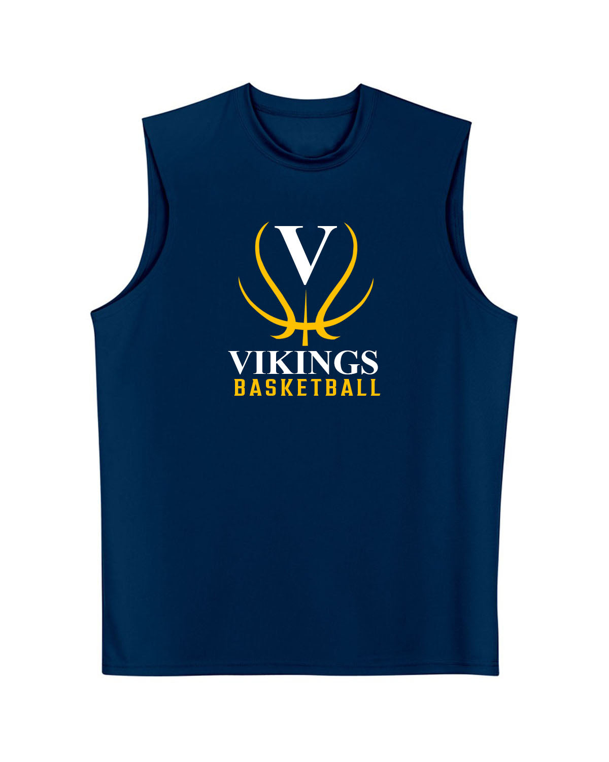 Vikings Basketball  Men's Performance Tank Top Design 3