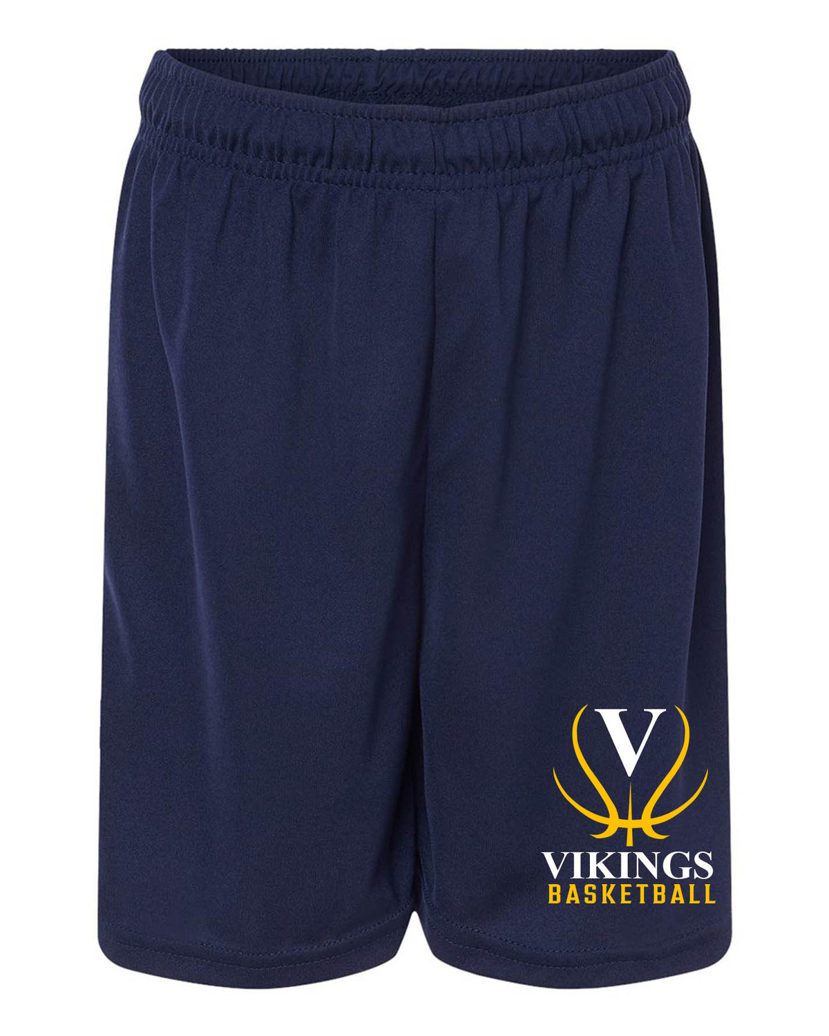 Vikings Basketball Performance Shorts Design 3
