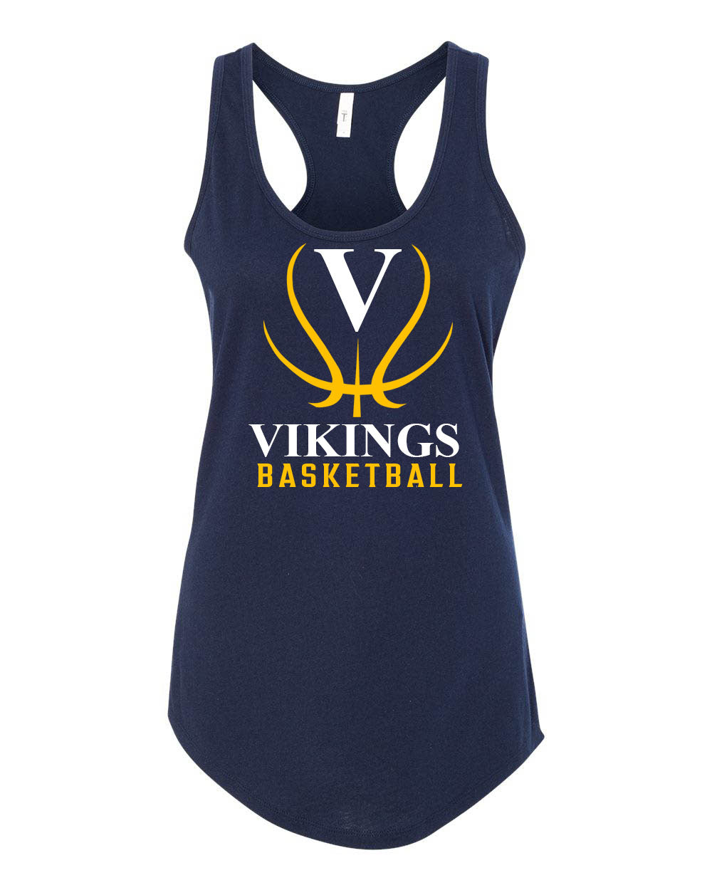 Vikings Basketball Design 3 Tank Top