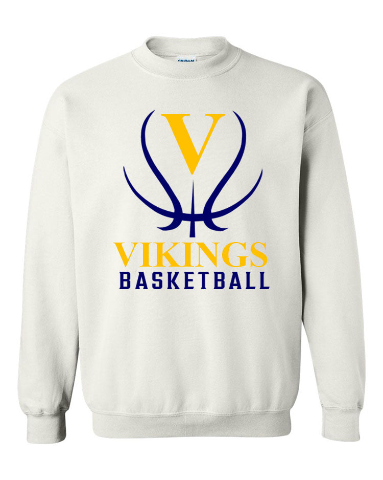 Vikings Basketball Design 3 non hooded sweatshirt