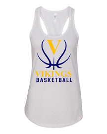 Vikings Basketball Performance Racerback Tank Top Design 3