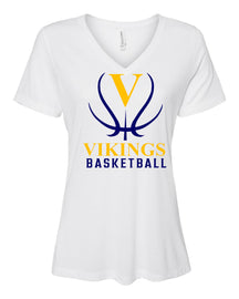 Vikings Basketball Design 3 V-neck T-Shirt