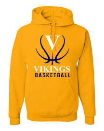 Vikings Basketball Design 3 Hooded Sweatshirt