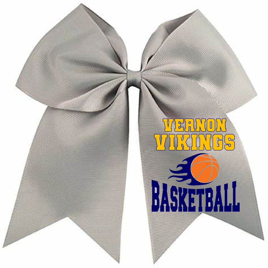 Vikings Basketball Bow Design 4