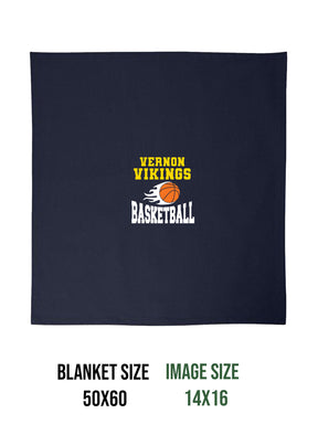 Vikings Basketball Design 4 Blanket