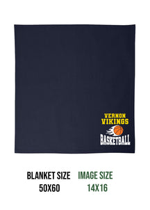 Vikings Basketball Design 4 Blanket