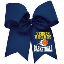 Vikings Basketball Bow Design 4