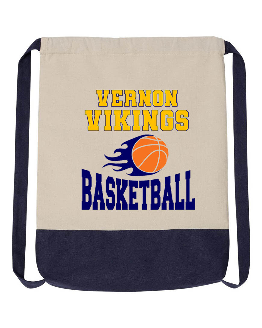 Vikings Basketball Drawstring Bag Design 4