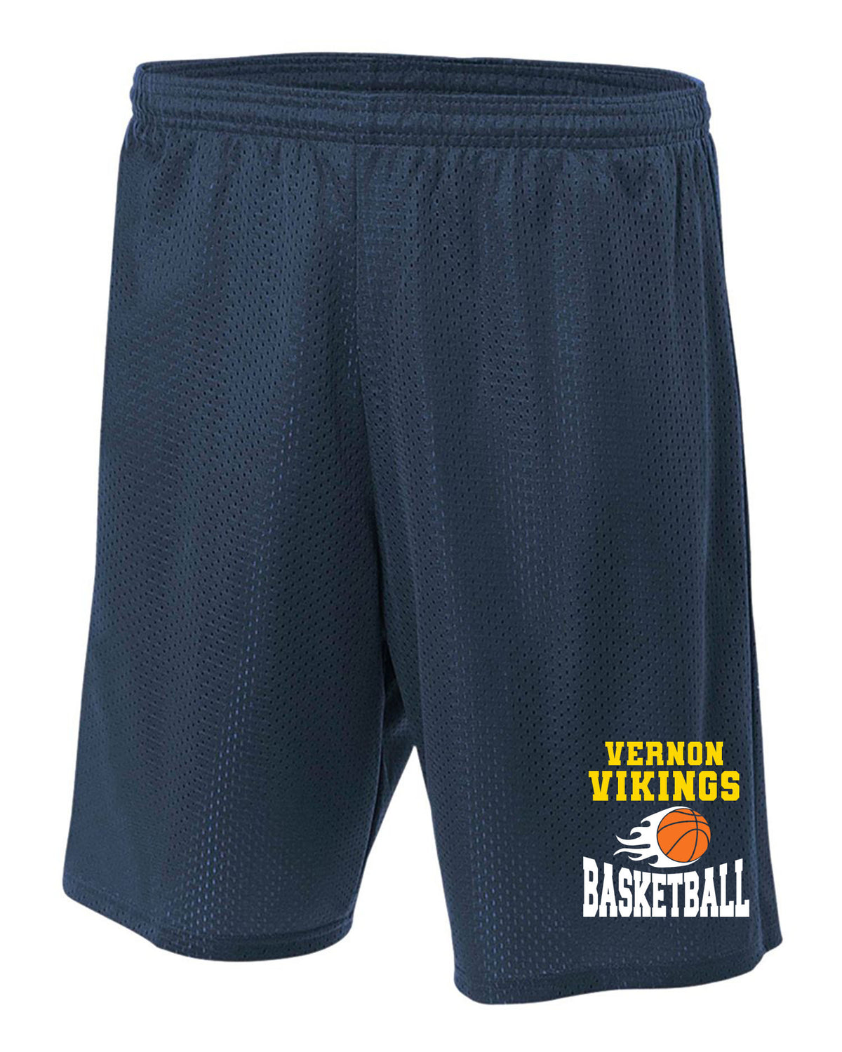 Vikings Basketball Design 4 Mesh Shorts