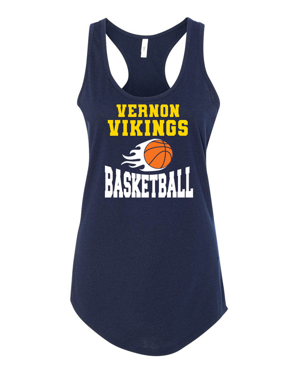 Vikings Basketball Design 4 Tank Top