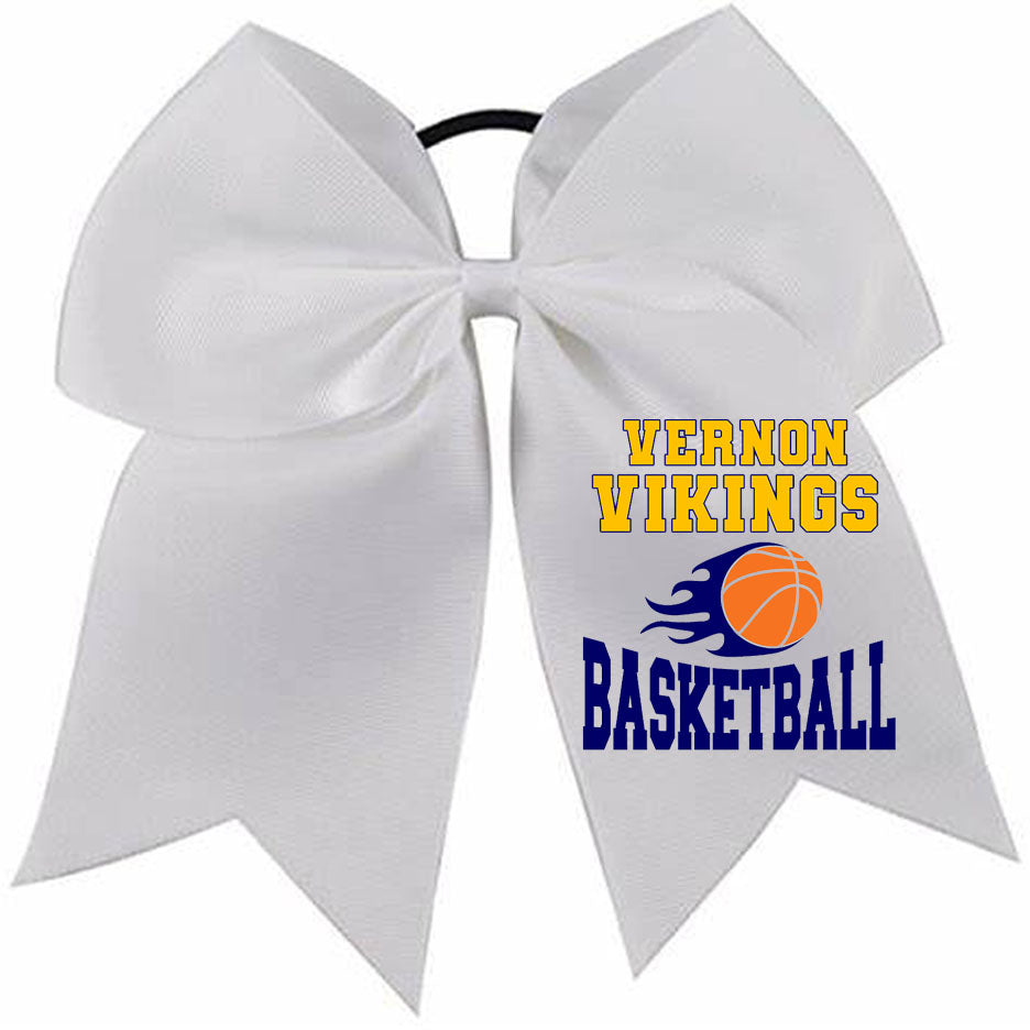 Vikings Basketball Bow Design 4