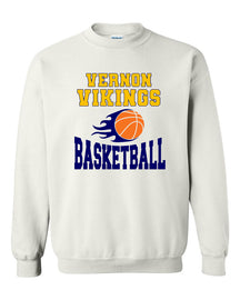 Vikings Basketball Design 4 non hooded sweatshirt